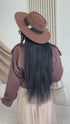"CHOCO SPRITZ" - suede-like jacket